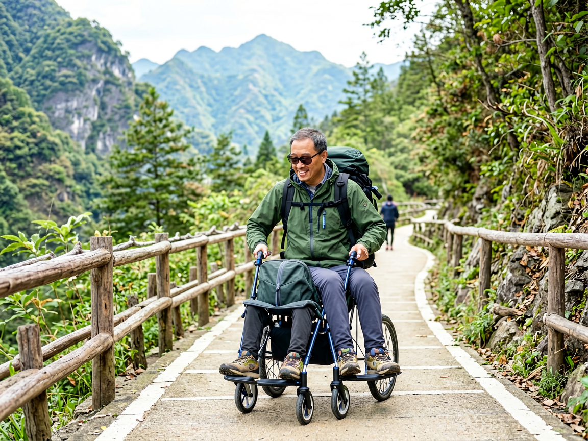 带轮椅去鼓山?这条无障碍通道让上山不再难