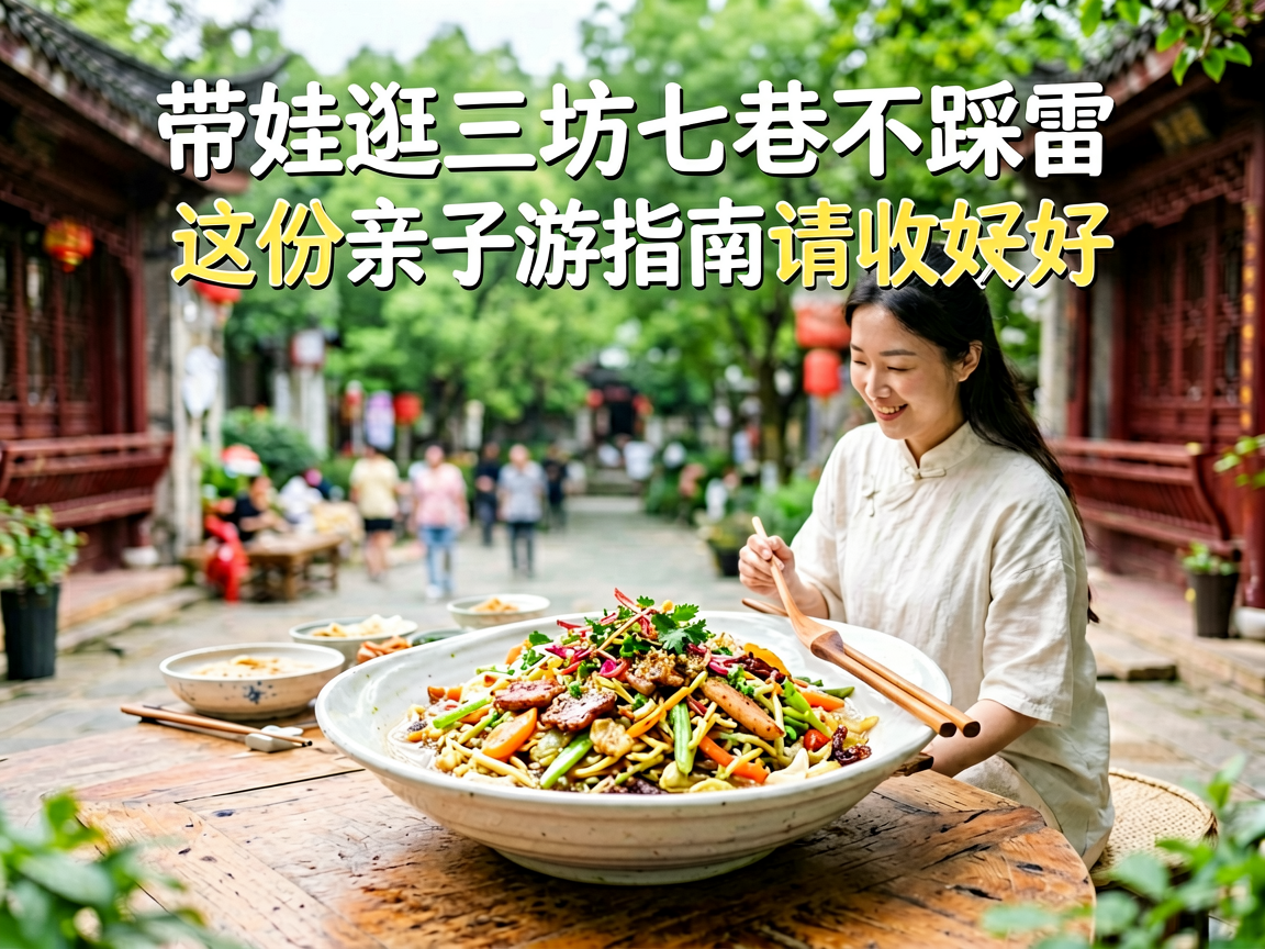 带娃逛三坊七巷不踩雷，这份亲子游指南请收好
