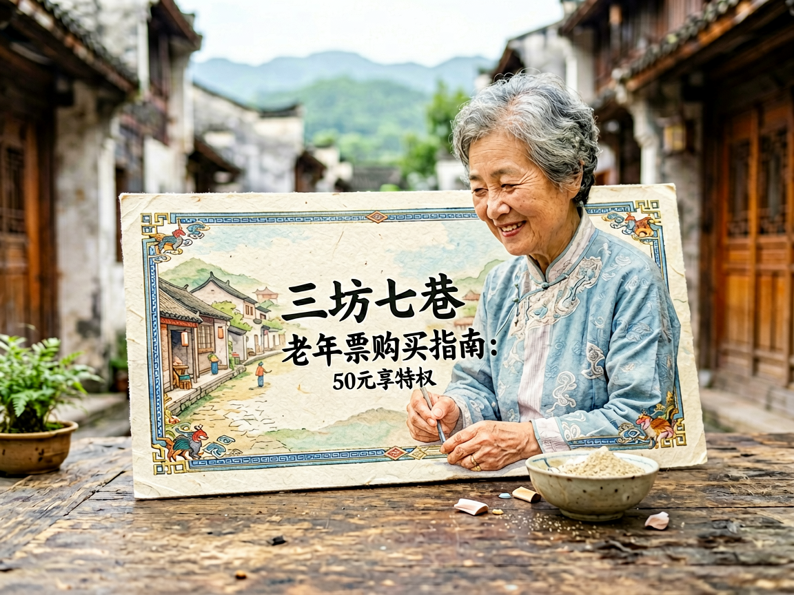 三坊七巷老年票购买指南:50元享特权,这些细节别忽略