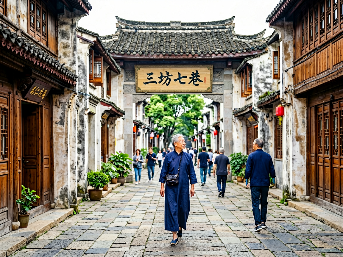 三坊七巷坊表：一张图看懂福州“里仁为美”的街巷格局