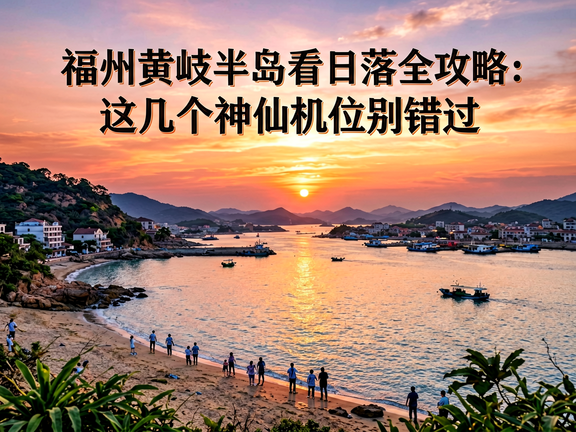 福州黄岐半岛看日落全攻略：这几个神仙机位别错过