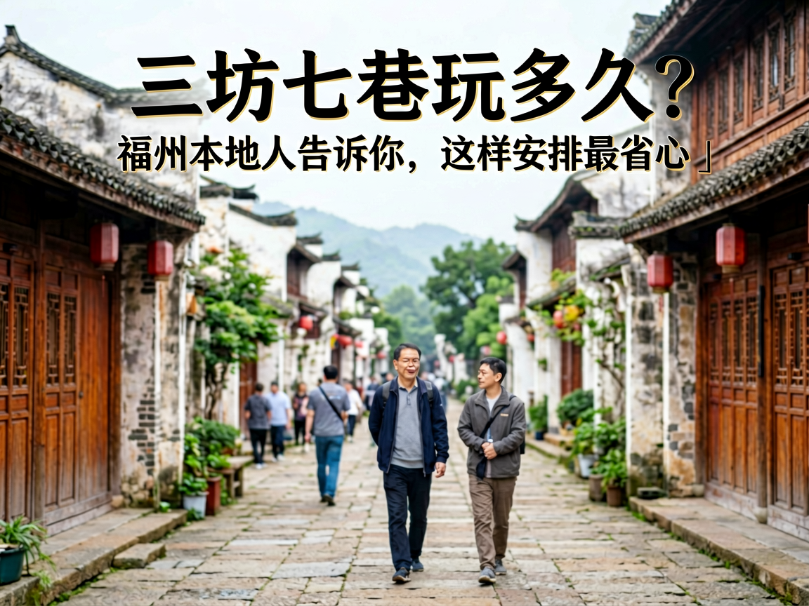 三坊七巷玩多久？福州本地人告诉你，这样安排最省心
